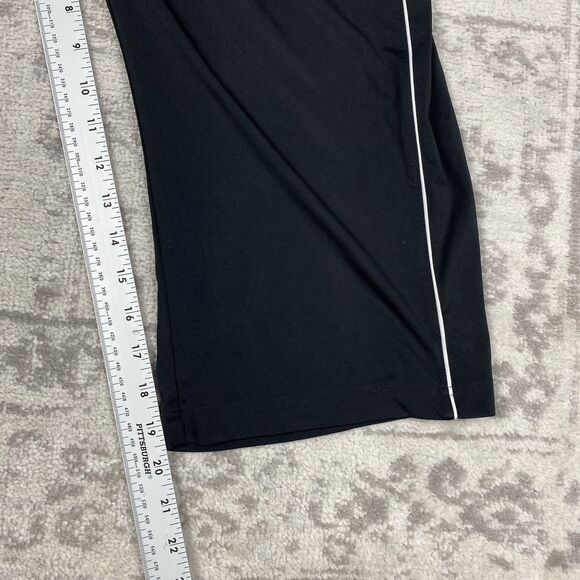 Adidas Pants Clima365 Climalite Women’s Capri Black Drawstring Size Medium - Picture 2 of 7